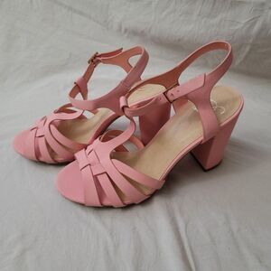 Strappy Pink Sandals